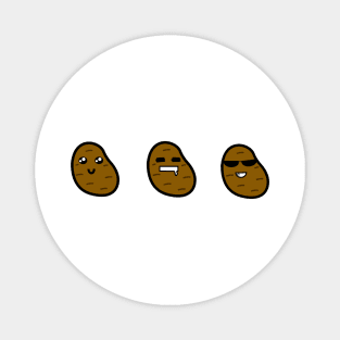 Trio - potatoes Magnet